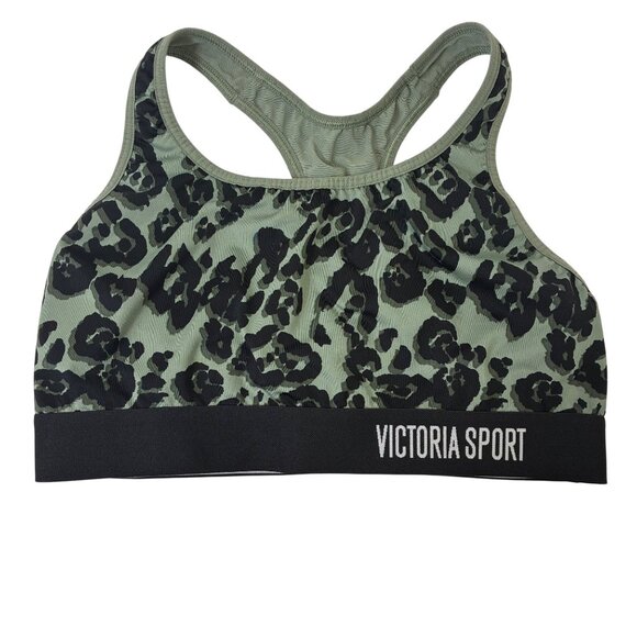 The Player by Victoria’s Secret Camo Racerback Sports Bra Size Medium Y2K - Picture 1 of 6
